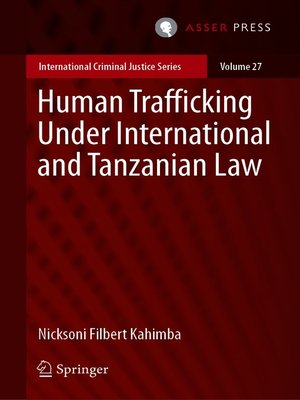 cover image of Human Trafficking Under International and Tanzanian Law